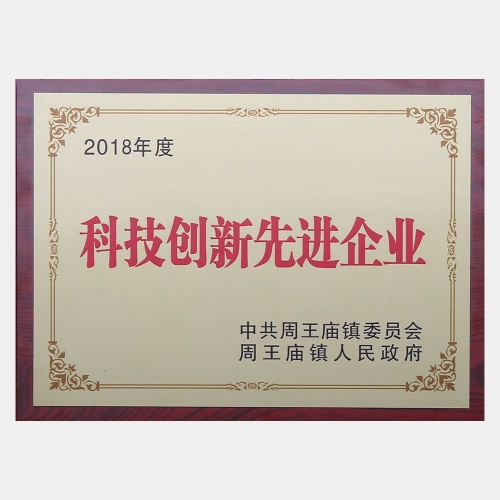 2018年度科技創(chuàng)新先進(jìn)企業(yè)